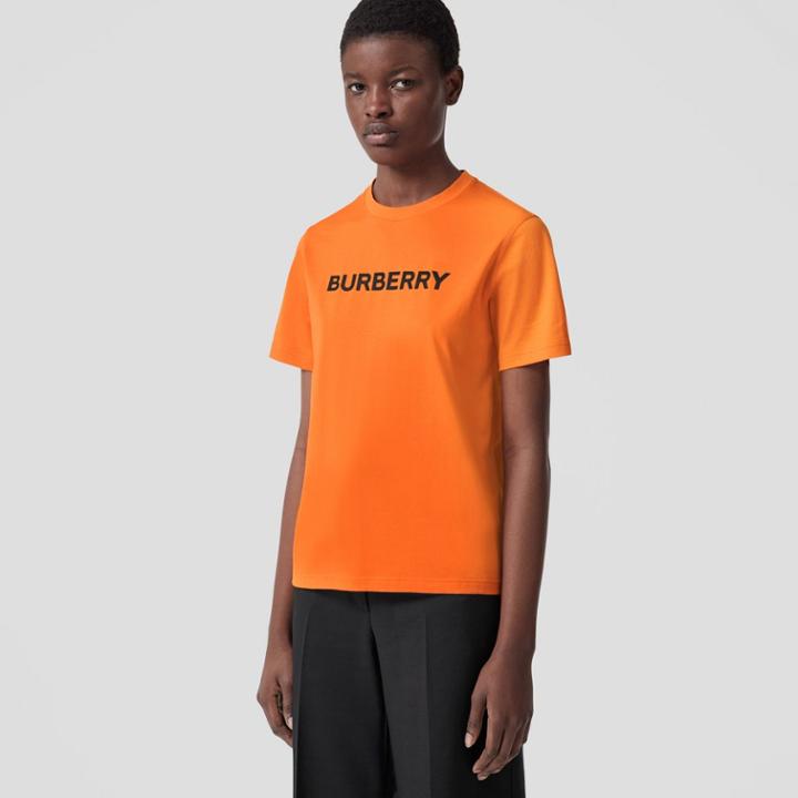 Burberry Burberry Logo Print Cotton T-shirt, Size: Xxs