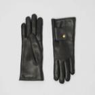 Burberry Burberry Cashmere-lined Lambskin Gloves, Size: 6.5, Black