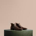 Burberry Washed-leather Chelsea Boots
