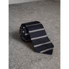 Burberry Burberry Modern Cut Striped Silk Tie, Blue