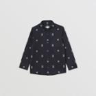 Burberry Burberry Childrens Star And Monogram Motif Denim Jacquard Shirt, Size: 10y
