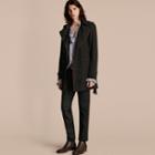 Burberry Trench Coat With Regimental Piping