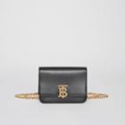 Burberry Burberry Belted Leather Tb Bag, Black