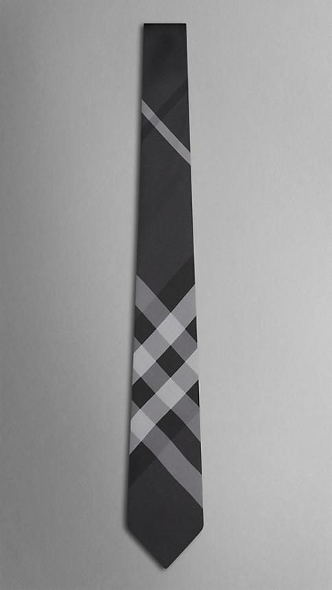 Burberry Check Silk Tie