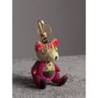 Burberry Burberry Dave The Fox Cashmere Charm, Brown