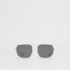 Burberry Burberry Square Pilot Sunglasses, Grey