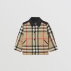 Burberry Burberry Childrens Logo Appliqu Check Diamond Quilted Jacket, Size: 12y