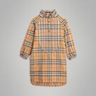 Burberry Burberry Childrens Vintage Check Cotton Shirt Dress, Size: 4y, Yellow