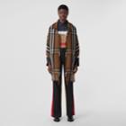 Burberry Burberry Check Wool Cashmere Cape, Size: Os