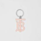 Burberry Burberry Monogram Motif Palladium-plated Key Charm, Pink