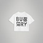 Burberry Burberry Childrens Logo Print Cotton T-shirt, Size: 2y, White