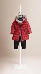 Burberry Bow Detail Puffer Jacket