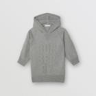 Burberry Burberry Childrens Embossed Logo Cotton Sweater Dress, Size: 6y, Grey
