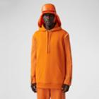Burberry Burberry Cotton And Wool Reconstructed Hoodie, Orange