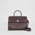 Burberry Burberry Small Leather Elizabeth Bag, Brown