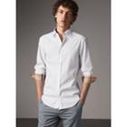 Burberry Burberry Stretch Cotton Poplin Shirt, White