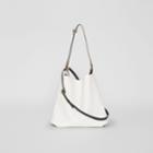 Burberry Burberry The Leather Grommet Detail Bag, White