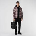 Burberry Burberry Quilted Check Flannel Shirt, Size: M, Red