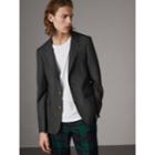 Burberry Burberry Bird Button Wool Tailored Jacket, Size: 38r