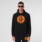 Burberry Burberry Shark Graphic Cotton Hoodie, Size: L, Black