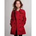 Burberry Burberry The Sandringham Trench Coat, Size: 6y, Red