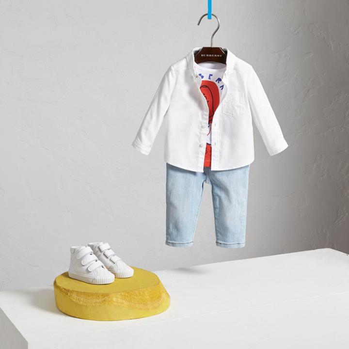 Burberry Burberry Button-down Collar Cotton Oxford Shirt, Size: 3y