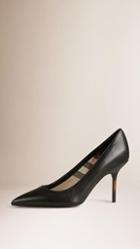 Burberry Point-toe Leather Pumps