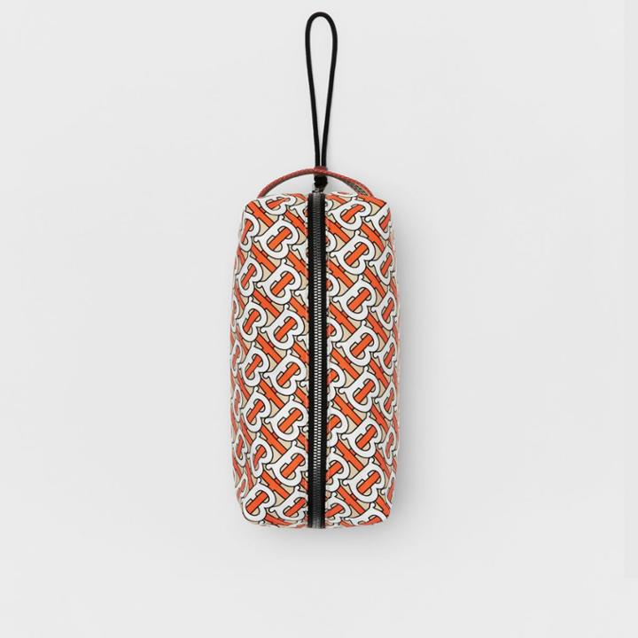 Burberry Burberry Monogram Print Pouch, Red