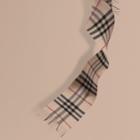 Burberry Burberry The Mini Classic Check Cashmere Scarf, Size: Os, Beige