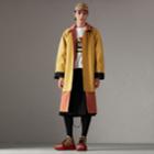Burberry Burberry Reissued Cotton Car Coat With Detachable Warmer, Size: Xxl, Red