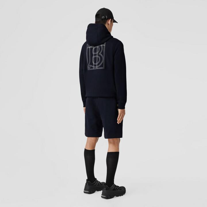 Burberry Burberry Monogram Motif Cotton Hoodie, Size: Xxl