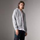 Burberry Burberry Check Detail Jersey Hooded Top, Size: Xl