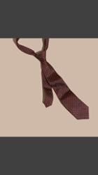 Burberry Classic Cut Polka Dot Silk Twill Tie