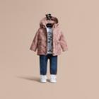 Burberry Burberry Detachable Hood Quilted Jacket, Size: 3y, Pink