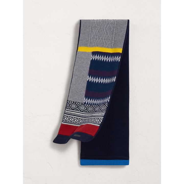 Burberry Burberry Fair Isle Wool Cashmere Mini Scarf, Size: Os