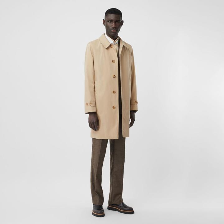Burberry Burberry The Pimlico Car Coat, Size: 42, Yellow