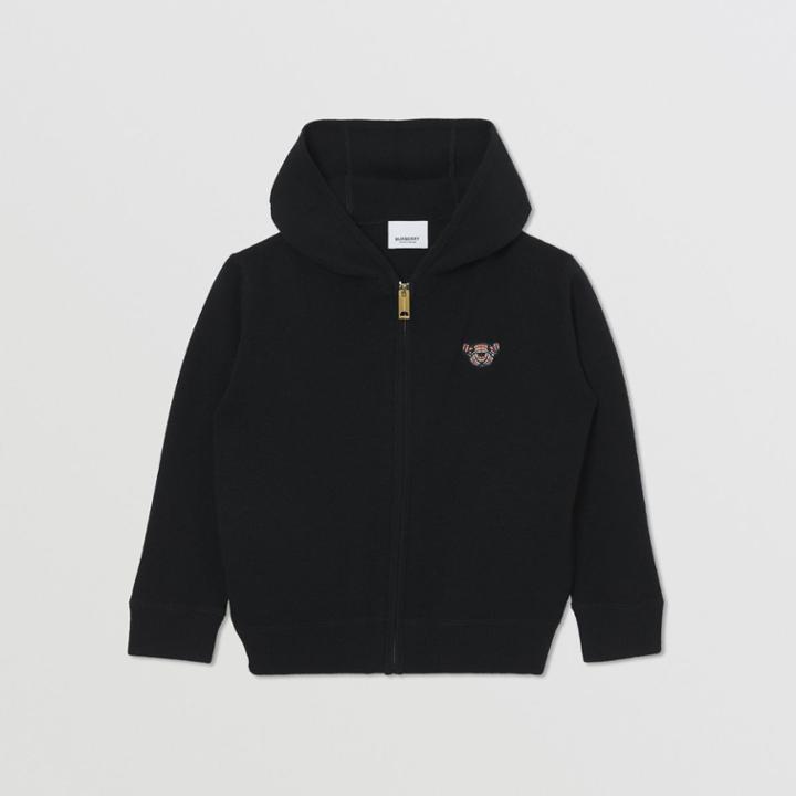 Burberry Burberry Childrens Thomas Bear Motif Cashmere Hooded Top, Size: 3y
