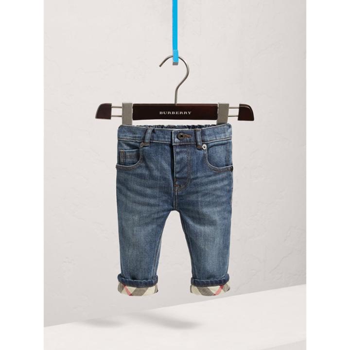 Burberry Burberry Relaxed Fit Indigo Jeans, Size: 6m, Blue
