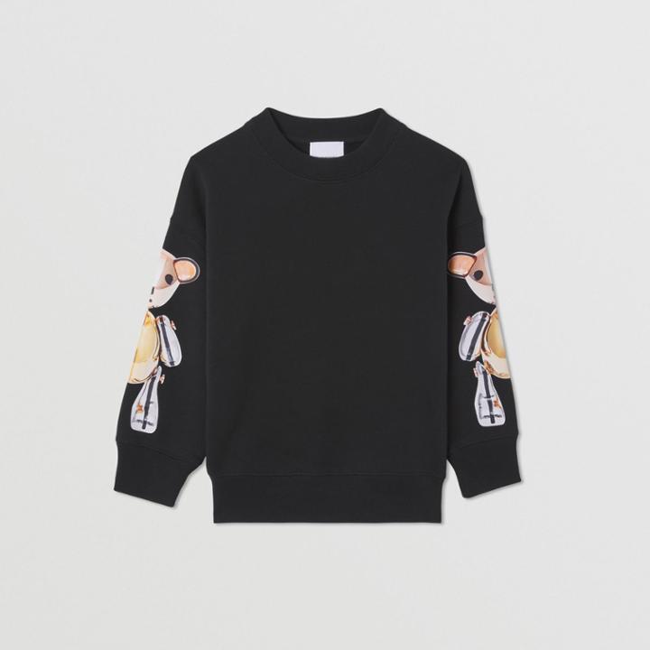 Burberry Burberry Childrens Thomas Bear Print Cotton Sweatshirt, Size: 6y