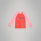 Burberry Burberry Archive Logo Print Two-tone Cotton Top, Size: 14y, Red