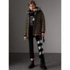 Burberry Burberry Hooded Down-filled Puffer Jacket, Size: Xl, Grey
