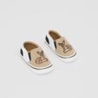 Burberry Burberry Childrens Deer Motif Slip-on Shoes, Size: 19, Yellow