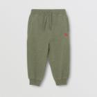 Burberry Burberry Childrens Cotton Jersey Trackpants, Size: 3y, Green