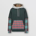 Burberry Burberry Patchwork Check Cotton Blend Hoodie