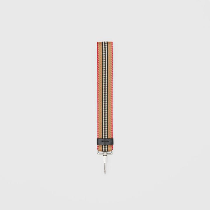Burberry Burberry Icon Stripe Charm, Beige