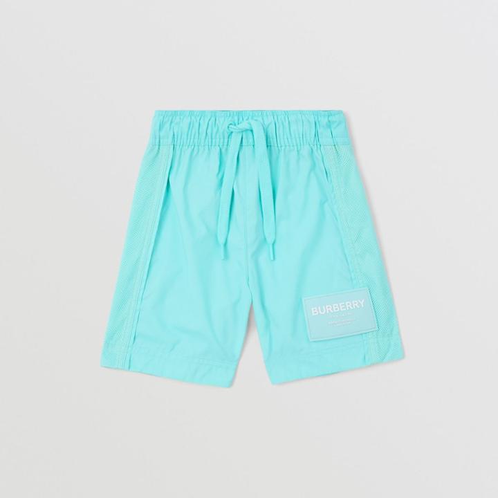 Burberry Burberry Childrens Horseferry Motif Nylon Swim Shorts, Size: 18m