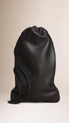 Burberry Grainy Leather Duffle Bag