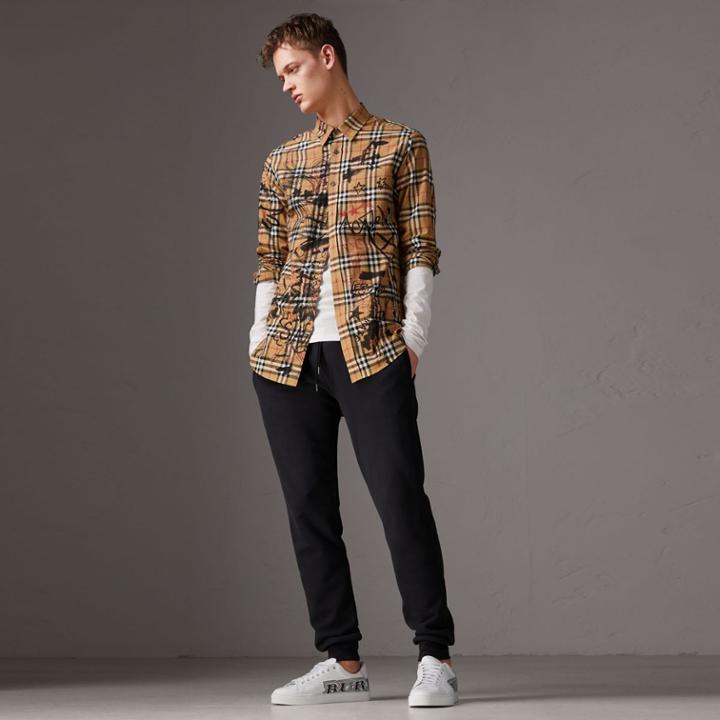 Burberry Burberry X Kris Wu Vintage Check Cotton Shirt