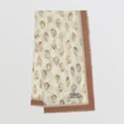 Burberry Burberry Oyster Print Lightweight Cashmere Scarf, White