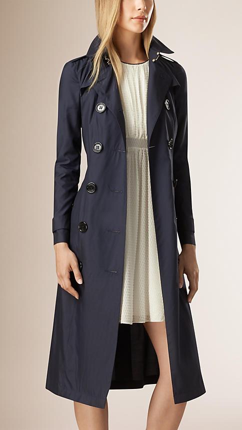 Burberry Lighweight Silk Wool Trench Coat